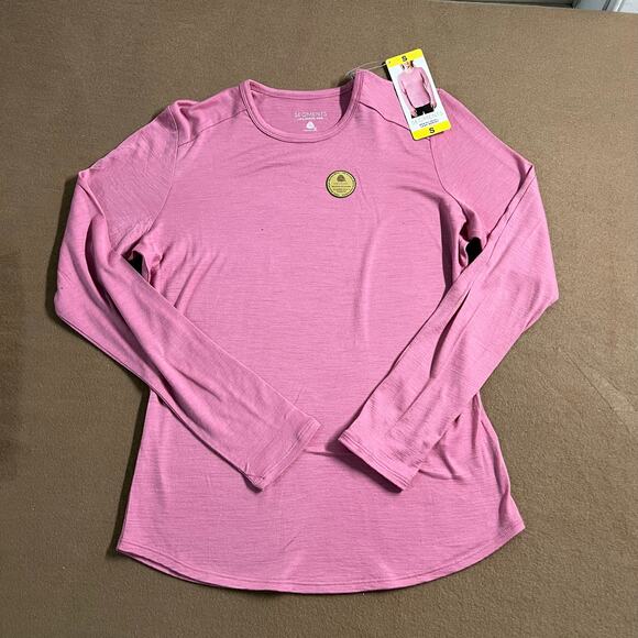 Segments 100% Merino Wool Shirt NWT Womens Base Layer Hiking Outdoors Small - Picture 2 of 8